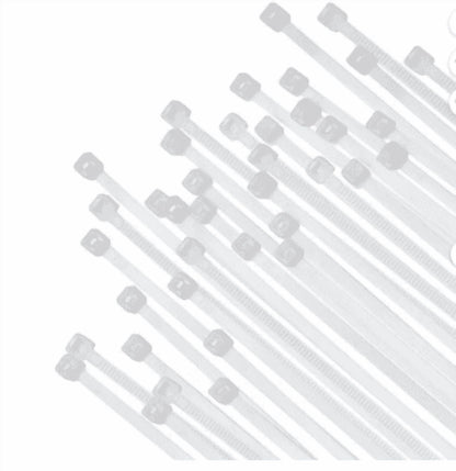 Cable Zip Ties,100 Pack White One Sizes 12 Inch Length,Nylon Universal Cable Tie,Multi-Purpose Self-Locking V1189-LWWAL-20260401-06176