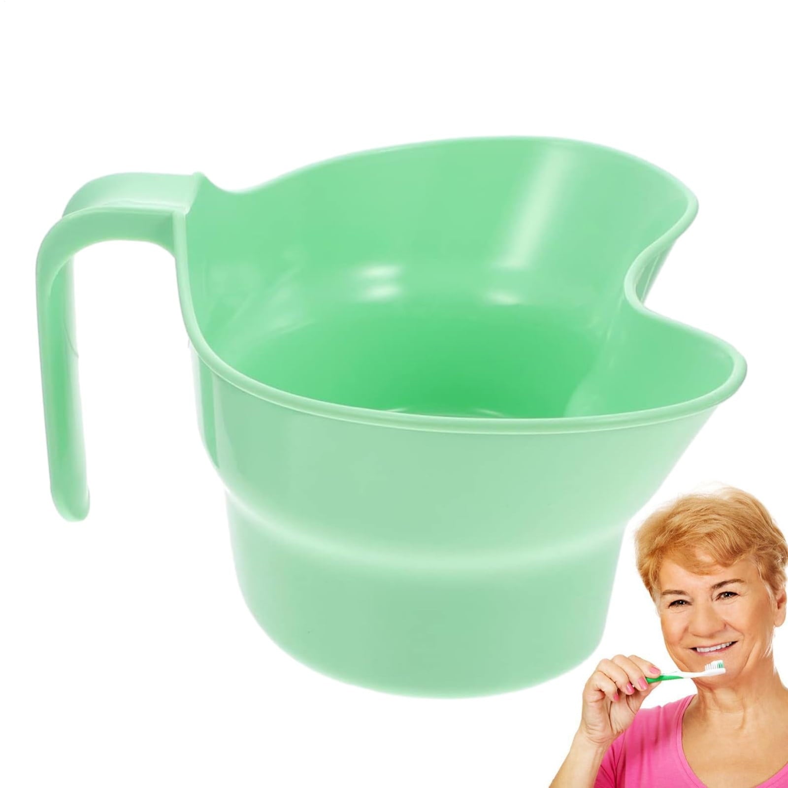 Plastic Basin Emesis Basin, 900ml Spit Cup, Plastic Bowl, Large Opening Puke Bucket with Hanging Handle for V1189-LWWAL-20260401-06178