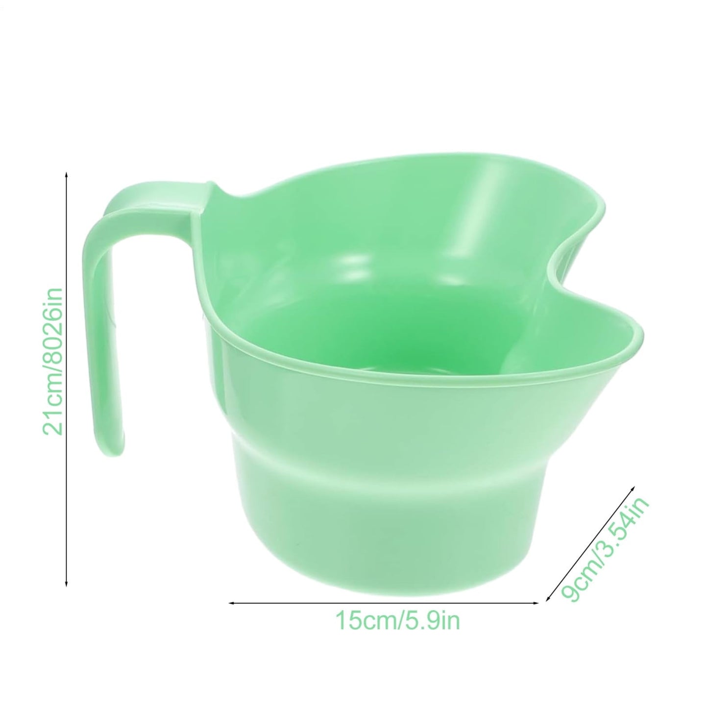 Plastic Basin Emesis Basin, 900ml Spit Cup, Plastic Bowl, Large Opening Puke Bucket with Hanging Handle for V1189-LWWAL-20260401-06178