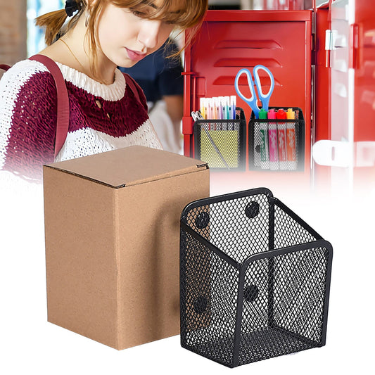 Magnetic Pencil Holder, Magnets Marker Holder, Mesh Storage Basket Organizer with Extra Strong Magnet, Mesh V1189-LWWAL-20260401-06180