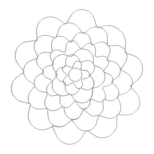 Stainless Steel Flower Arranger Frog, Wire Flower Arrangement Holder, Round Floral Lid Organizer Grid Tool, V1189-LWWAL-20260401-06186
