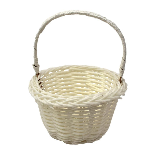 1 Piece Mini Small Wicker Basket,Wedding Flower Basket,3.14x1.96x5.51"Basket for Flower,Hand Woven Flower V1189-LWWAL-20260401-06192