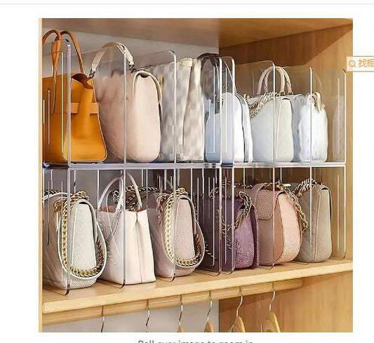 Acrylic File Sorter, Clear Handbag Holder Acrylic Desk Organizer, Sturdy Desktop Files Organizer Files Folder V1189-LWWAL-20260401-06197