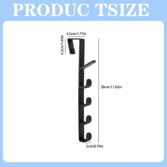 Over The Door Organizer Hooks, 5 Layers Heavy Duty Hats Hanger, Purse Organizer Vertical Hanging Coat V1189-LWWAL-20260401-06202