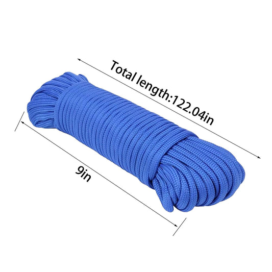 Paracord Rope,100 Foot 550lbs Paracord Polyester,7 Strand Core,Parachute 550 Cord Type III 7 Strand V1189-LWWAL-20260401-06210