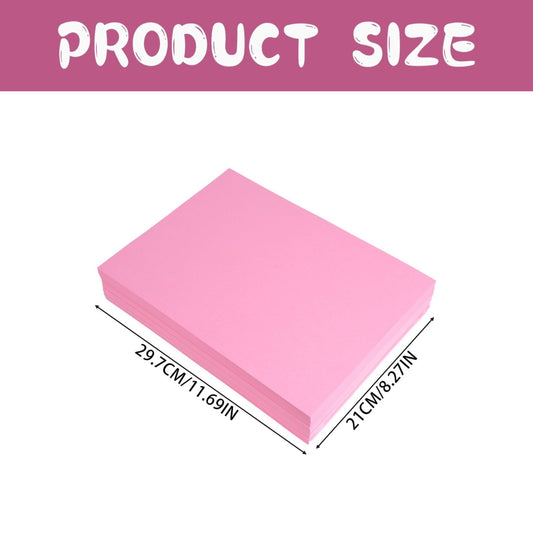 100Pcs Copy Printer Paper,8.5 x 11 Pink Letter Size Copy Paper, 100 Sheets Printing Paper for Documents V1189-LWWAL-20260401-06213