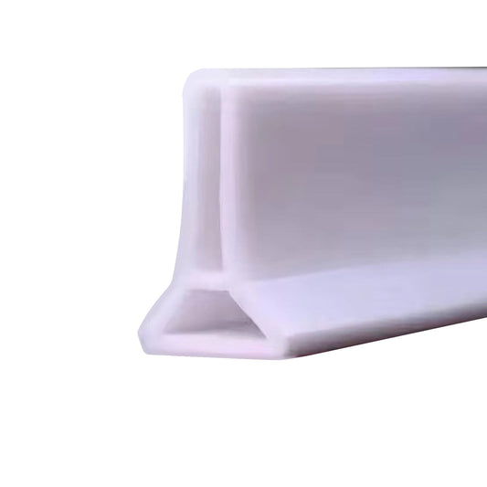 Collapsible Shower Threshold, Water Dam, 1.97" High Shower Barrier Water Stopper, Shower Water Guard To Keep V1189-LWWAL-20260401-06214