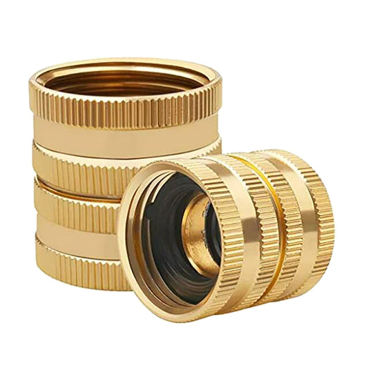 3/4" Garden Hose Connector, Heavy Duty Garden Hose Adapter with Dual Swivel for Male Hose to Male Hose, V1189-LWWAL-20260401-06244
