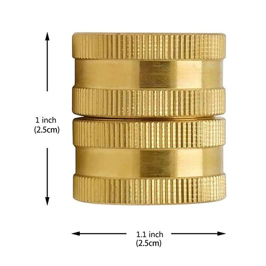 3/4" Garden Hose Connector, Heavy Duty Garden Hose Adapter with Dual Swivel for Male Hose to Male Hose, V1189-LWWAL-20260401-06244