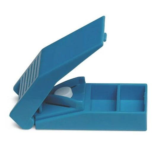 3-in-1 Pill Crusher and Pill Cutter with Storage Compartment for Tablets, Pill Grinder Fine Powder, Pill V1189-LWWAL-20260401-06249