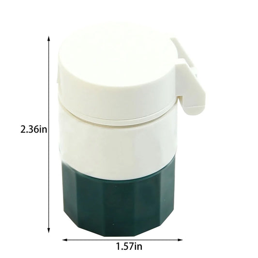 3-in-1 Pill Crusher and Pill Cutter with Storage Compartment for Tablets, Pill Grinder Fine Powder, Pill V1189-LWWAL-20260401-06252
