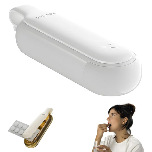 3-in-1 Pill Crusher and Pill Cutter with Storage Compartment for Tablets, Pill Grinder Fine Powder, Pill V1189-LWWAL-20260401-06258