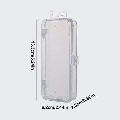 Rectangular Empty torage Box, Plastic Pencil Case, Clear Storage Container for V1189-LWWAL-20260401-06271