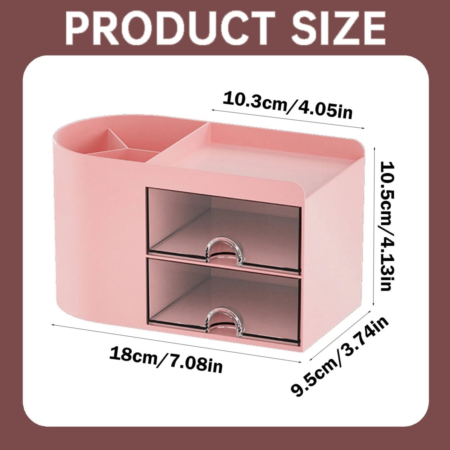 Rectangular Empty torage Box, Plastic Pencil Case, Clear Storage Container for V1189-LWWAL-20260401-06275