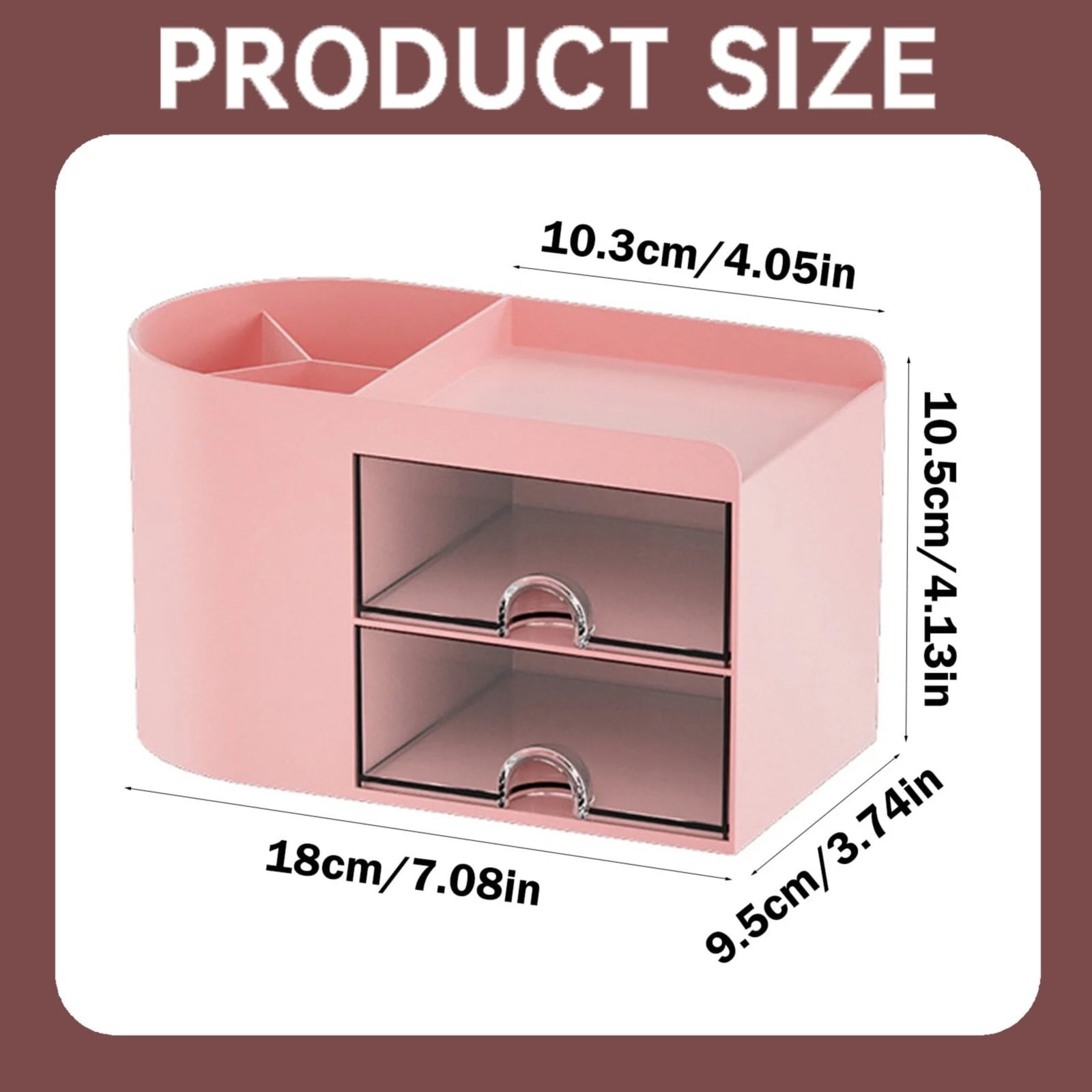 Rectangular Empty torage Box, Plastic Pencil Case, Clear Storage Container for V1189-LWWAL-20260401-06275