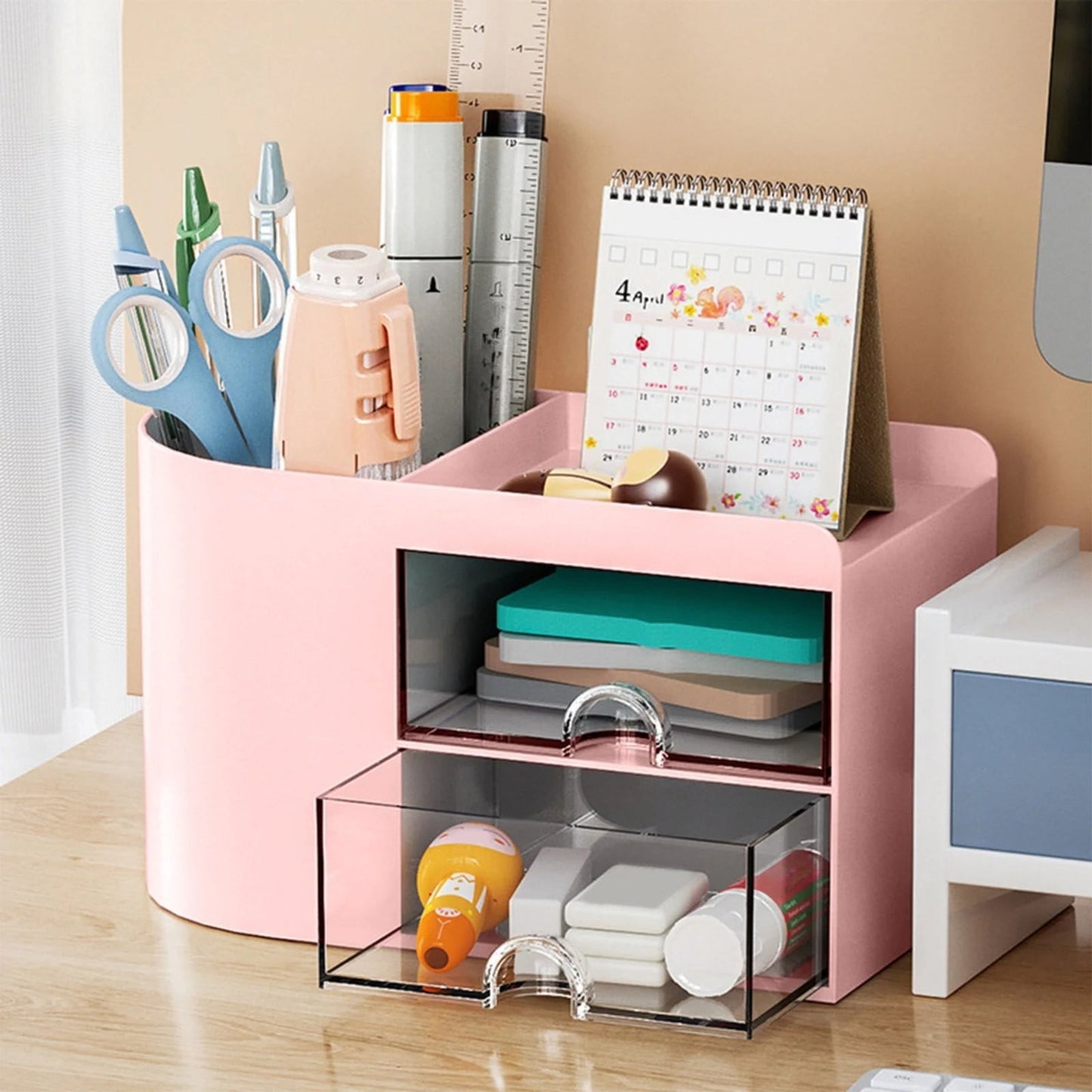 Rectangular Empty torage Box, Plastic Pencil Case, Clear Storage Container for V1189-LWWAL-20260401-06275