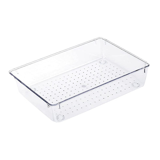 Rectangular Empty torage Box, Plastic Pencil Case, Clear Storage Container for V1189-LWWAL-20260401-06276