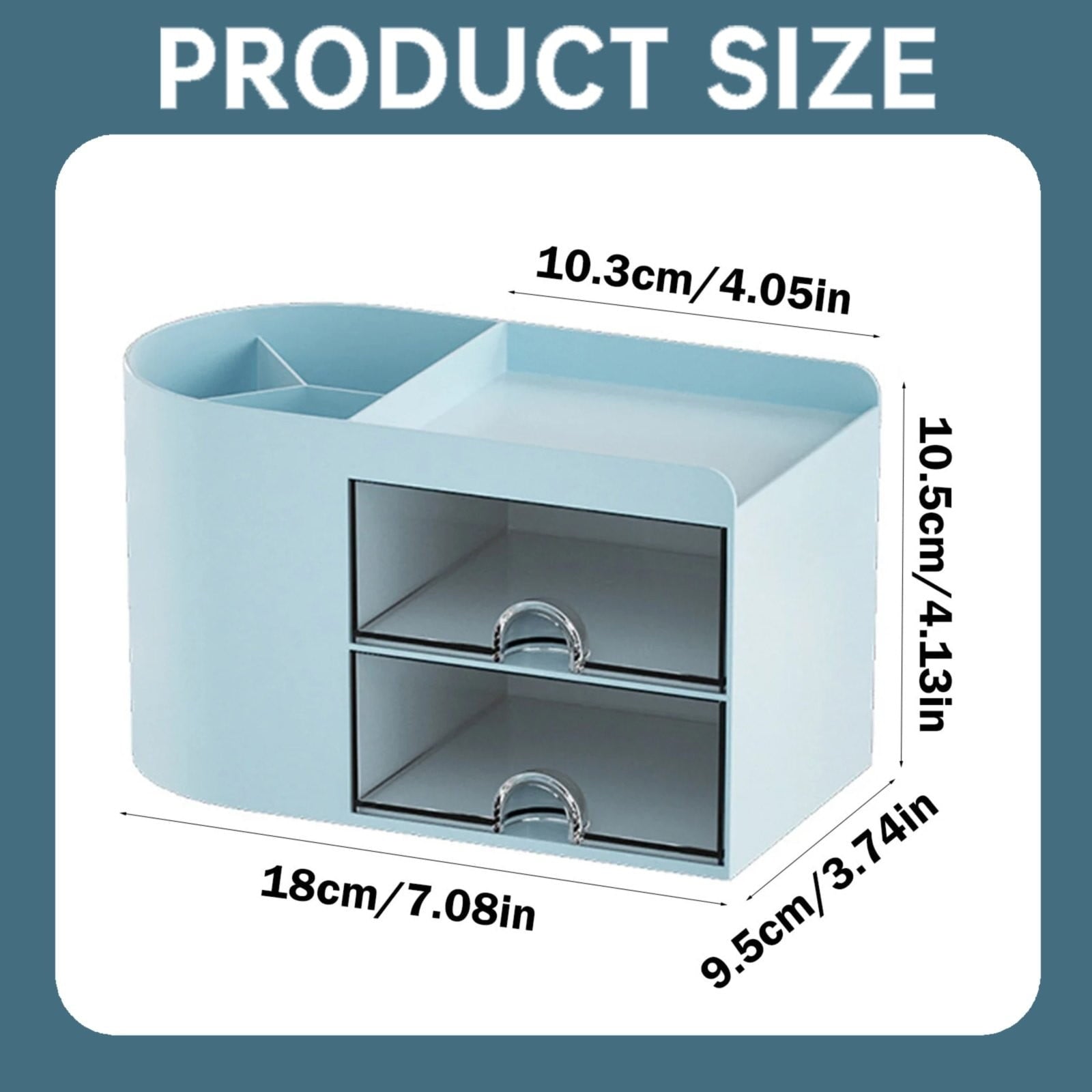 Rectangular Empty torage Box, Plastic Pencil Case, Clear Storage Container for V1189-LWWAL-20260401-06277
