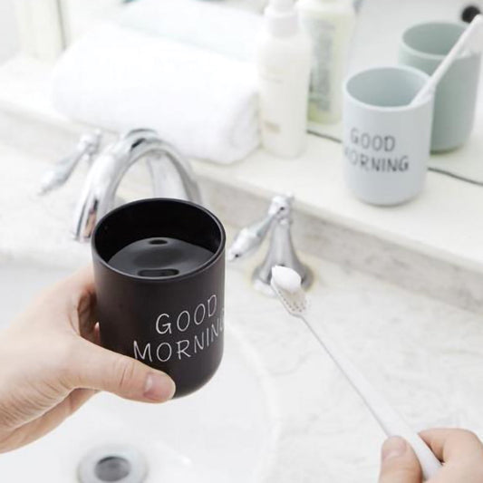 1PC Unbreakable Plastic Bathroom Cup - 12oz Toothbrush Holder & Reusable Tumbler for Drinking & Mouthwash. V1189-LWWAL-20260401-06309