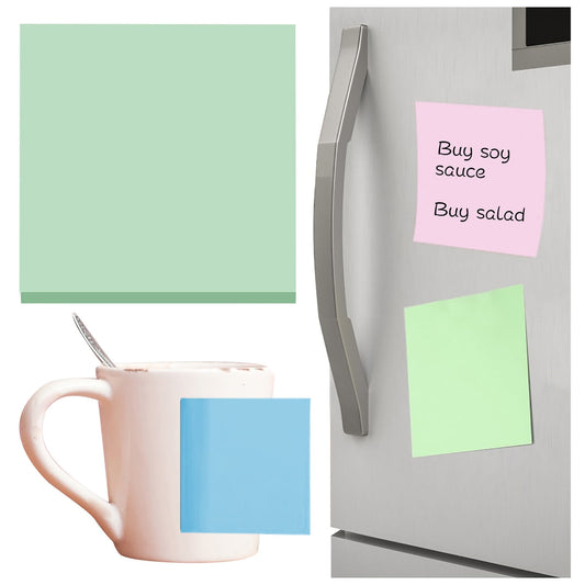 1 Pack Premium Multi-Use Sticky Notes 3x3 in Post Bright Stickies Colorful Super Sticking Power Memo Pads, V1189-LWWAL-20260401-06332