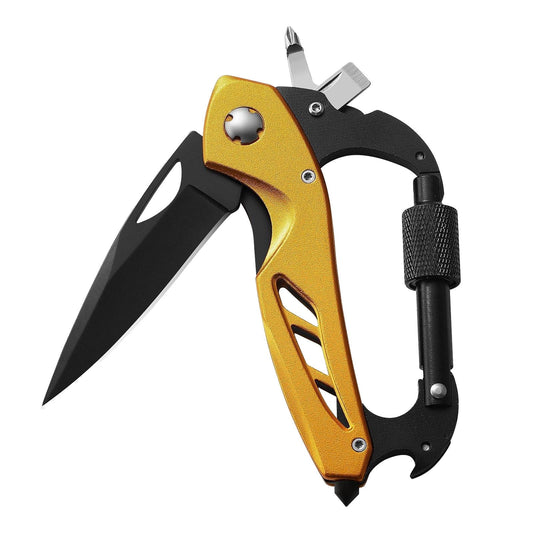 Portable 2-in-1 Multifunctional Folding Pocket Knife,All-in-One Outdoor Portable Multifunctional Red Folding V1189-LWWAL-20260401-06348