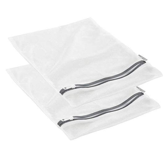 2 Pack 12" x 15" Laundry Mesh Net Washing Bag for Clothes bra Lingerie Socks Underwear,2 Pack Thickened Fine V1189-LWWAL-20260401-06357
