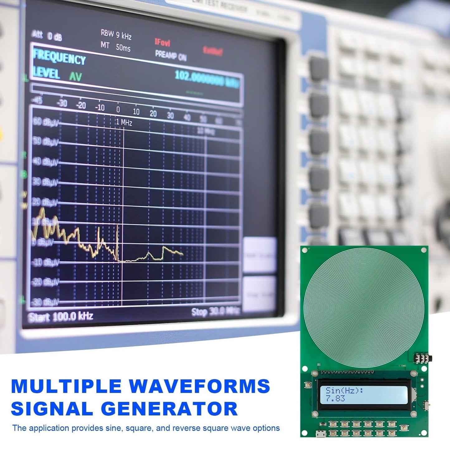 Schumann Waves Resonance Generator,Adjustable Frequency Range,Portable EMF Neutralizer for V1189-LWWAL-20260401-06360