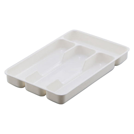 Small Silverware Tray, Heavy Duty Plastic Cutlery Tray, Durable Small Silverware Organizer, Keeps forks and V1189-LWWAL-20260401-06371