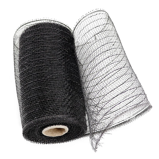 Poly Mesh Ribbon,6x338 Inch,Red Foil Mesh for Wreaths,Swags and Christmas Tree Decoration Ribbli Metallic V1189-LWWAL-20260401-06396