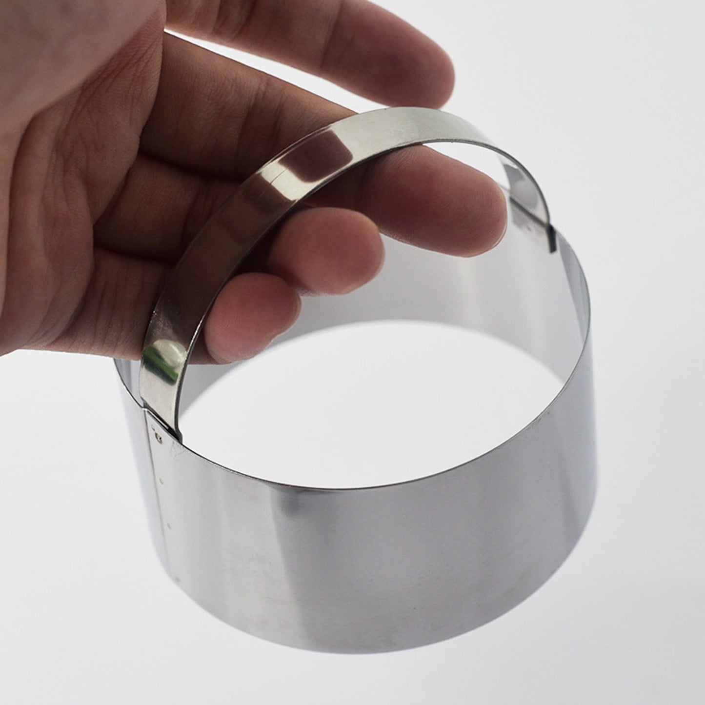 Round Biscuit Cutter with Handle, Stainless Steel Round Circle Doughnut Cutter, Heavy Duty Cookie Cutters, V1189-LWWAL-20260401-06433