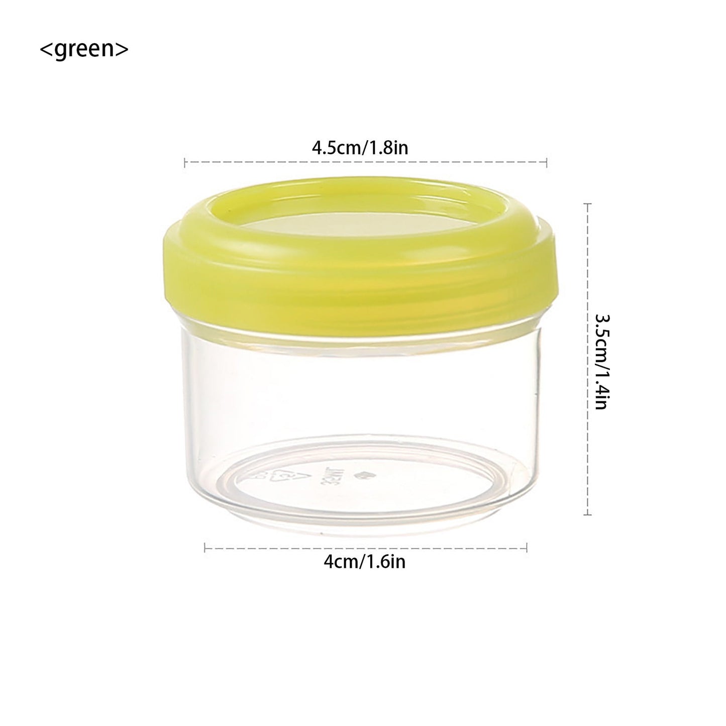 4Pcs Clear Plastic Jars With Lids,Small Plastic Storage Jars With Screw On Lids,Mini Wide-Mouth Refillable V1189-LWWAL-20260401-06454