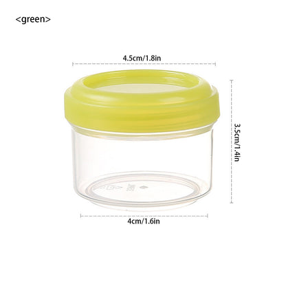 4Pcs Clear Plastic Jars With Lids,Small Plastic Storage Jars With Screw On Lids,Mini Wide-Mouth Refillable V1189-LWWAL-20260401-06454