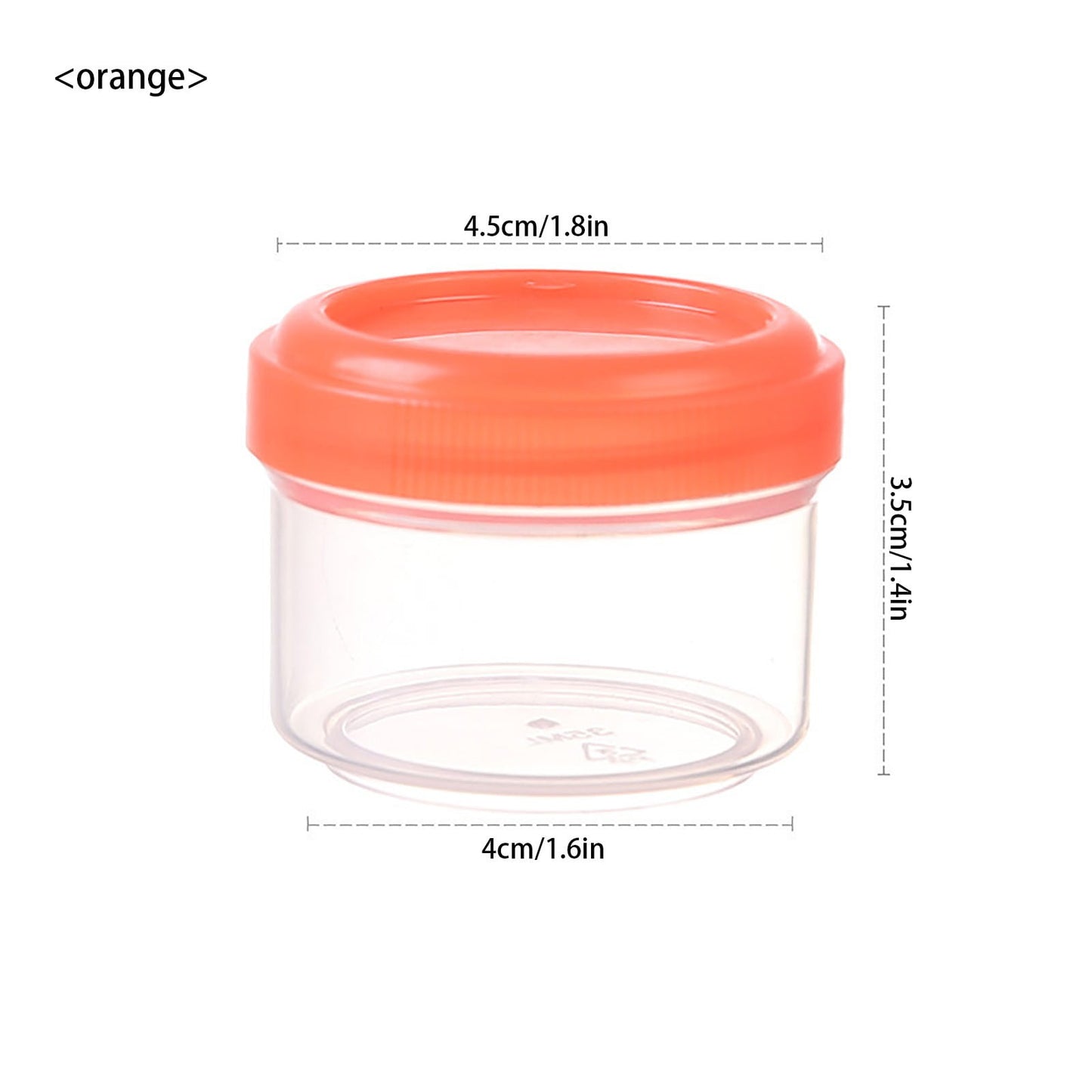 4Pcs Clear Plastic Jars With Lids,Small Plastic Storage Jars With Screw On Lids,Mini Wide-Mouth Refillable V1189-LWWAL-20260401-06456
