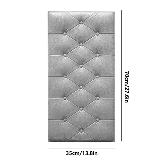 1Pcs 3D Anti Collision Wall Padding For Bedroom,Self Adhesive Peel And Stick Headboard Padded Wall Cushion V1189-LWWAL-20260401-06460