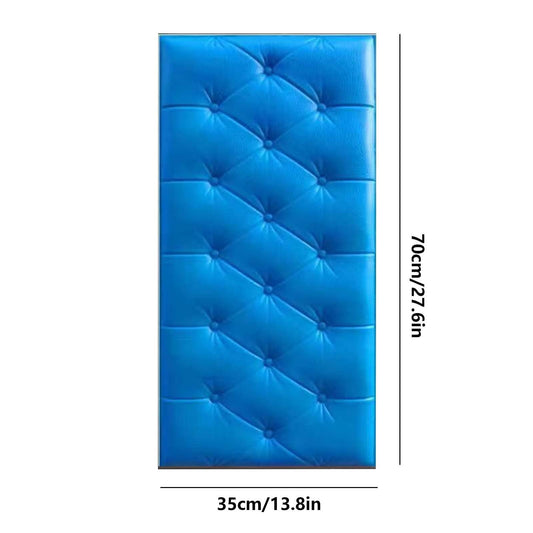 1Pcs 3D Anti Collision Wall Padding For Bedroom,Self Adhesive Peel And Stick Headboard Padded Wall Cushion V1189-LWWAL-20260401-06462