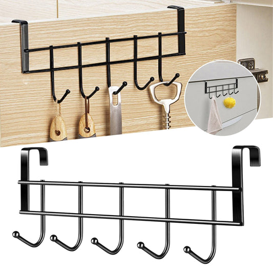 Over The Door Hooks, Door Hanger Hooks For Hanging ,Over The Door Towel Racks With 5 Coat Hook,Over The Door V1189-LWWAL-20260401-06464
