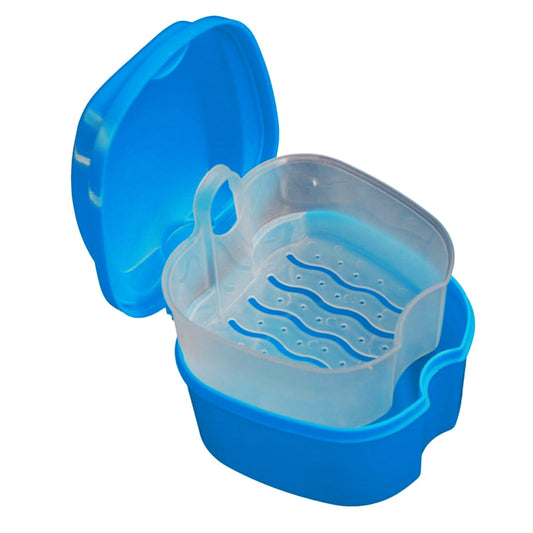 1Pcs Denture Bath Case Cup ,Dental Retainer Cleaner Case, Bath Box Mouthguard Storage Holder,Denture Case Box V1189-LWWAL-20260401-06480
