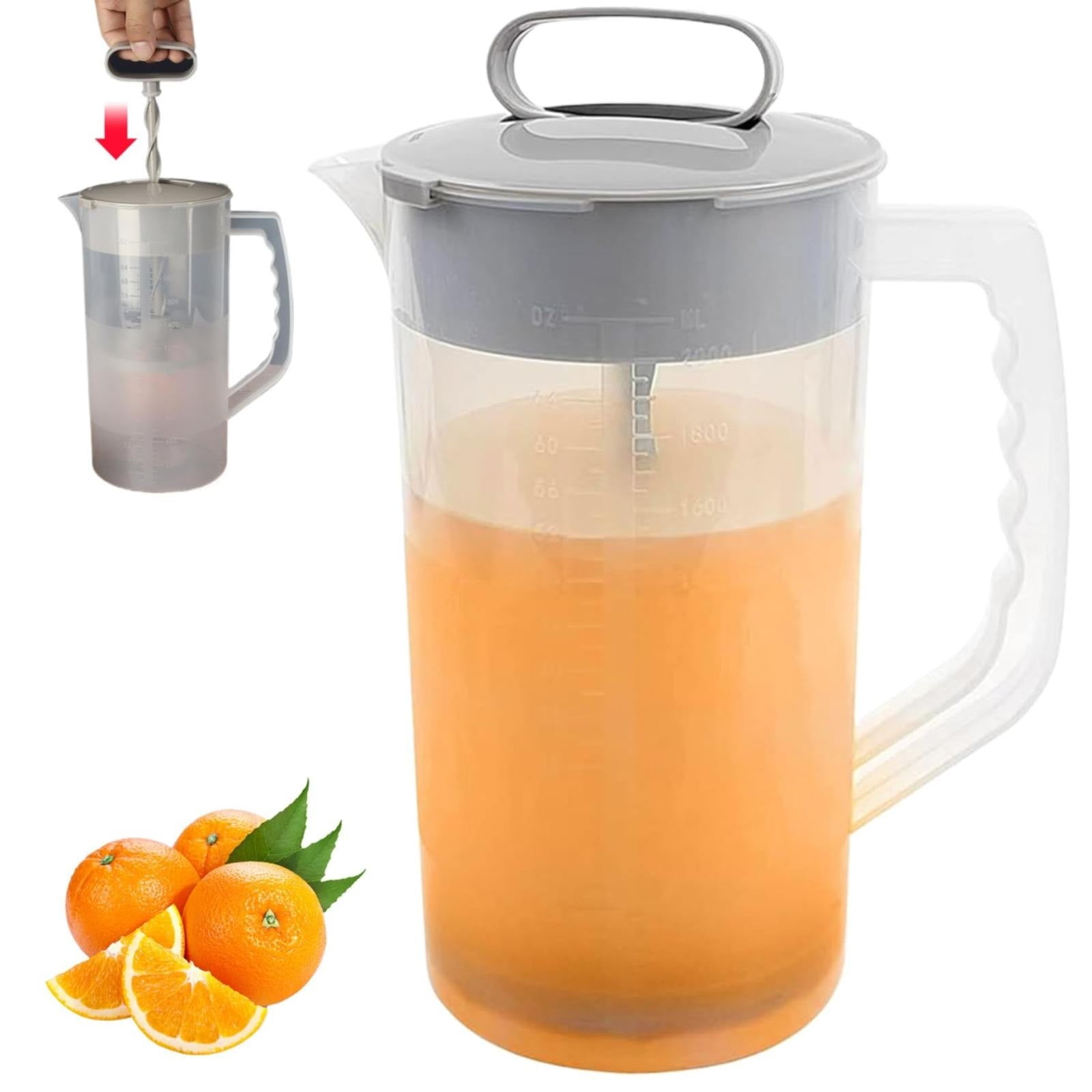 Mixing Pitcher For Drinks, 68 Oz Plastic Water Pitcher With Lid,Mixing Pitcher With Lid Drink V1189-LWWAL-20260401-06503