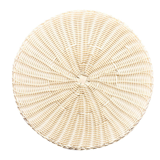 14 Inch Round Woven Placemats, Non Slip Heat Resistant Plastic Table Mats,Table Placemat For Household V1189-LWWAL-20260401-06517