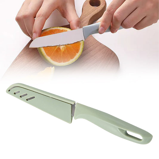 Paring Knife,1Pcs Paring Knives (1 Knives And 1 Knife Cover),4 Inch Peeling Knife,Fruit And Vegetable V1189-LWWAL-20260401-06523