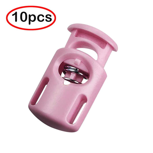 10Pcs Plastic Spring Cord Locks,Plastic Cord Locks Single Hole Spring Toggle Stopper Cord Stops,Cord Lock for V1189-LWWAL-20260401-06587