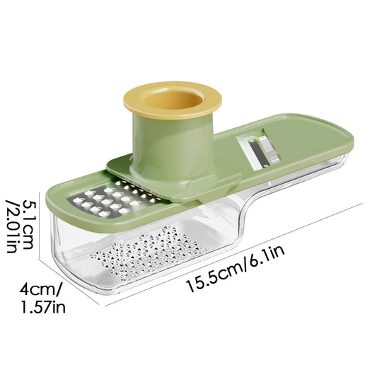 Mini Garlic Slicer Multi-Functional Mandoline Slicer Veggie Garlic Ginger Grinder Vegetable Mandoline Cutter V1189-LWWAL-20260401-06608