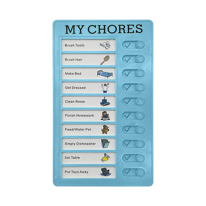 1Pc To Do List Checklist,Chores Chart for Man and Woman Chore Chart, Sliding Routine Chart to Do List, RV V1189-LWWAL-20260401-06649