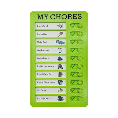 1Pc To Do List Checklist,Chores Chart for Man and Woman Chore Chart, Sliding Routine Chart to Do List, RV V1189-LWWAL-20260401-06650