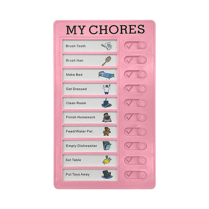 1Pc To Do List Checklist,Chores Chart for Man and Woman Chore Chart, Sliding Routine Chart to Do List, RV V1189-LWWAL-20260401-06651