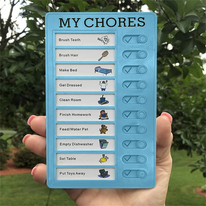 1Pc To Do List Checklist,Chores Chart for Man and Woman Chore Chart, Sliding Routine Chart to Do List, RV V1189-LWWAL-20260401-06651