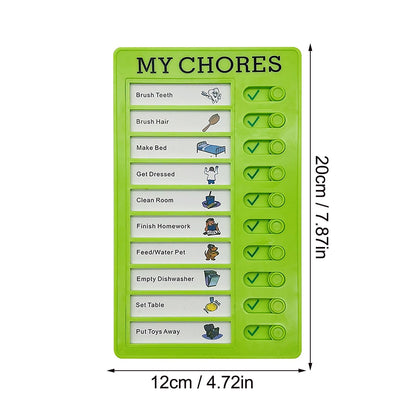 1Pc To Do List Checklist,Chores Chart for Man and Woman Chore Chart, Sliding Routine Chart to Do List, RV V1189-LWWAL-20260401-06652