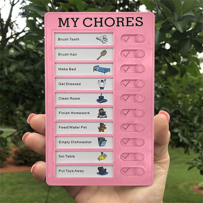 1Pc To Do List Checklist,Chores Chart for Man and Woman Chore Chart, Sliding Routine Chart to Do List, RV V1189-LWWAL-20260401-06652
