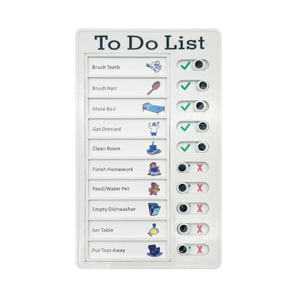 1Pc To Do List Checklist,Chores Chart for Man and Woman Chore Chart, Sliding Routine Chart to Do List, RV V1189-LWWAL-20260401-06653