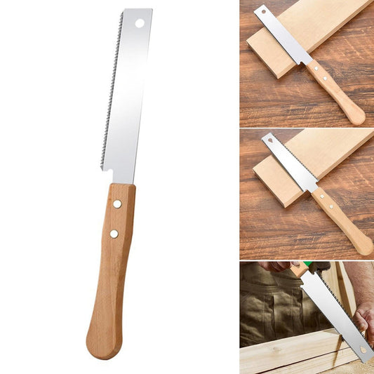 Japanese Pull Saw,Small Hand Saw, Japanese Double Pull Saw with Wooden Handle,Steel Blades and Wood Handles, V1189-LWWAL-20260401-06683